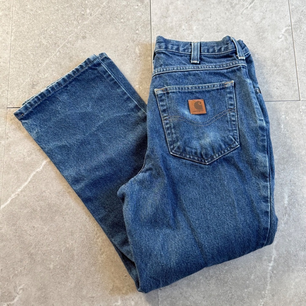 Vintage Carhartt Relaxed Fit Blue Denim Jeans